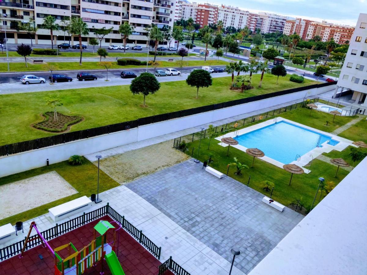 Atico Con Piscina Y Vistas Al Mar Habitat Litoral Διαμέρισμα Μάλαγα Εξωτερικό φωτογραφία